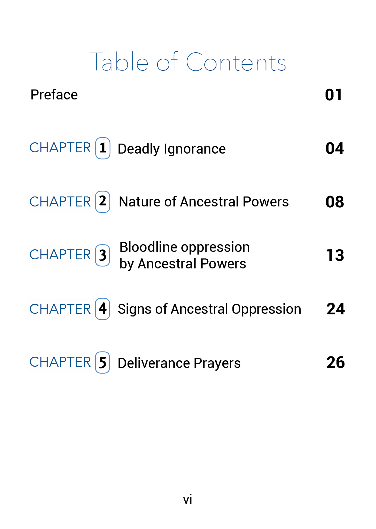 Bevrydingsreeks: Voorvaderlike magte