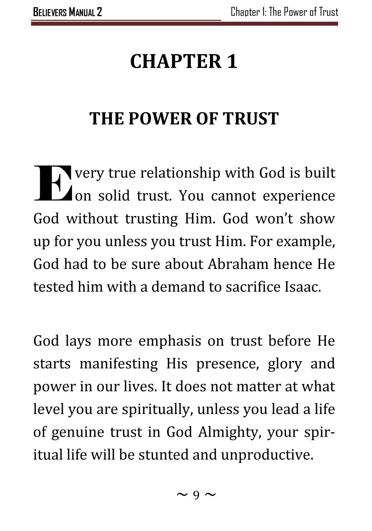 Believer's Manual 2