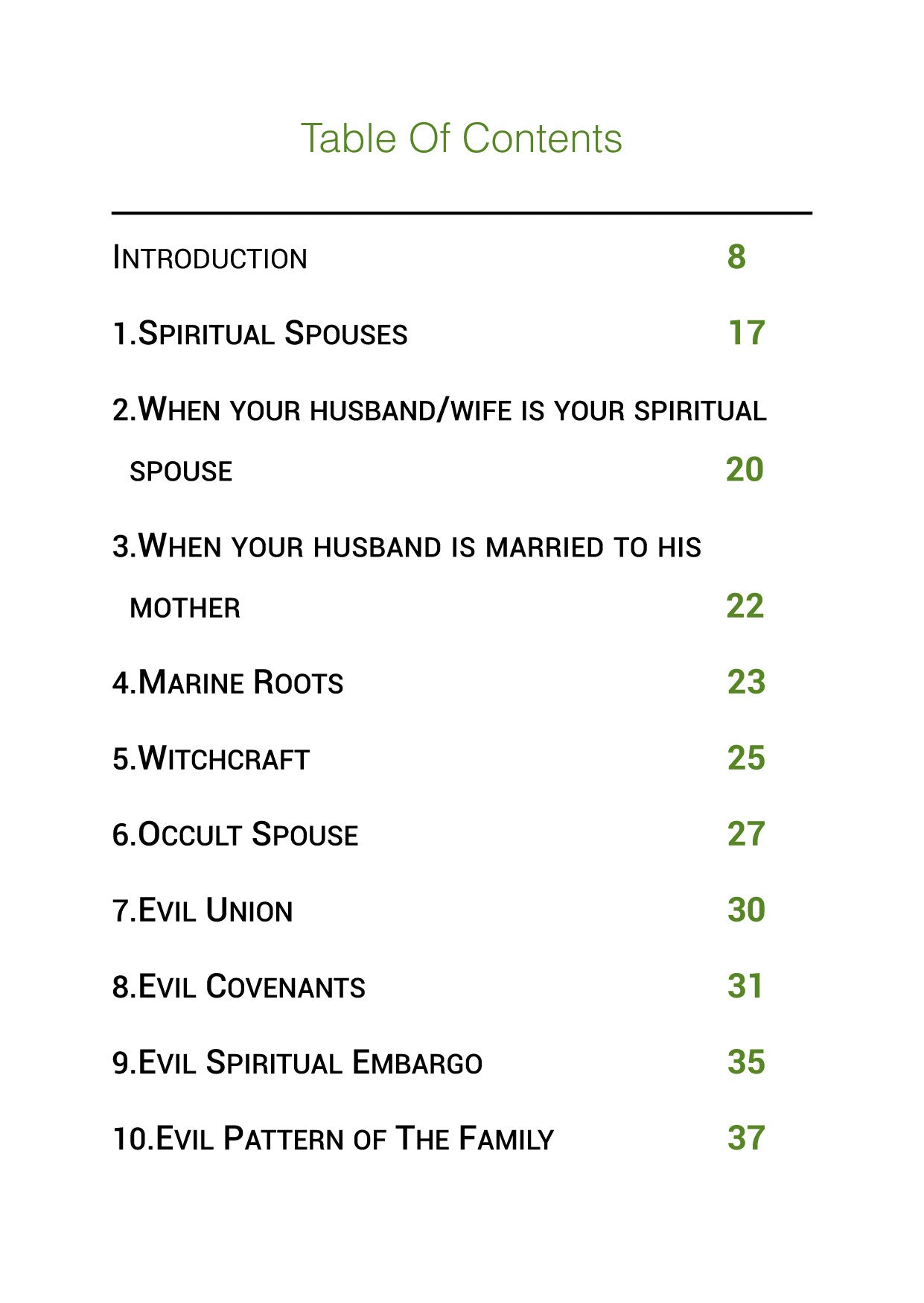 Deliverance Series: Marriages & Homes