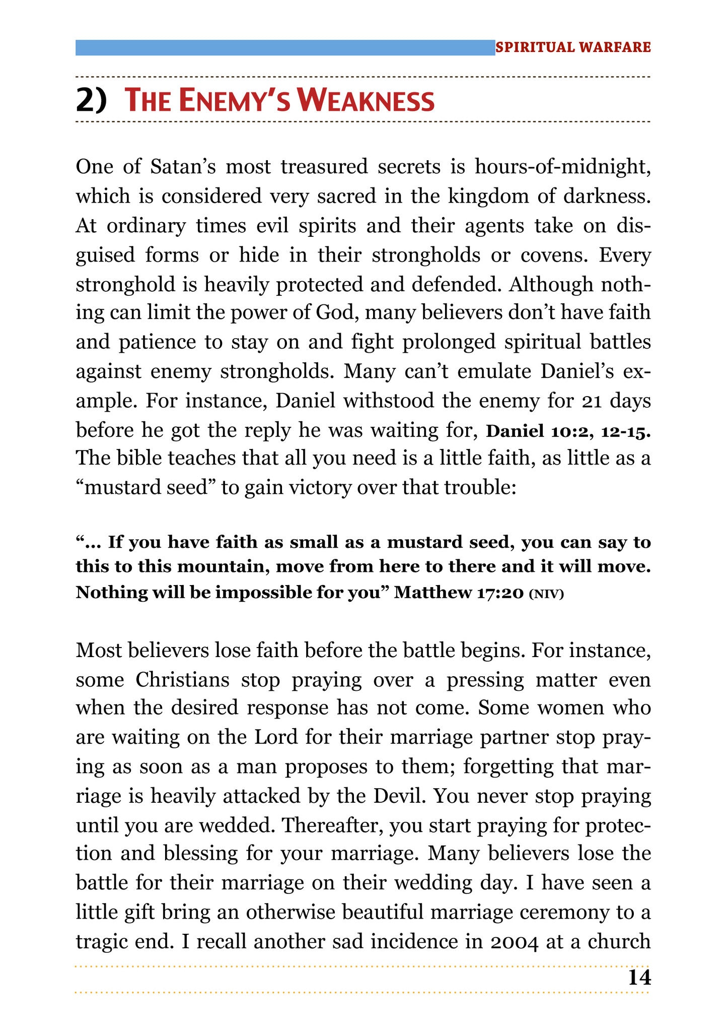 Spiritual Warfare