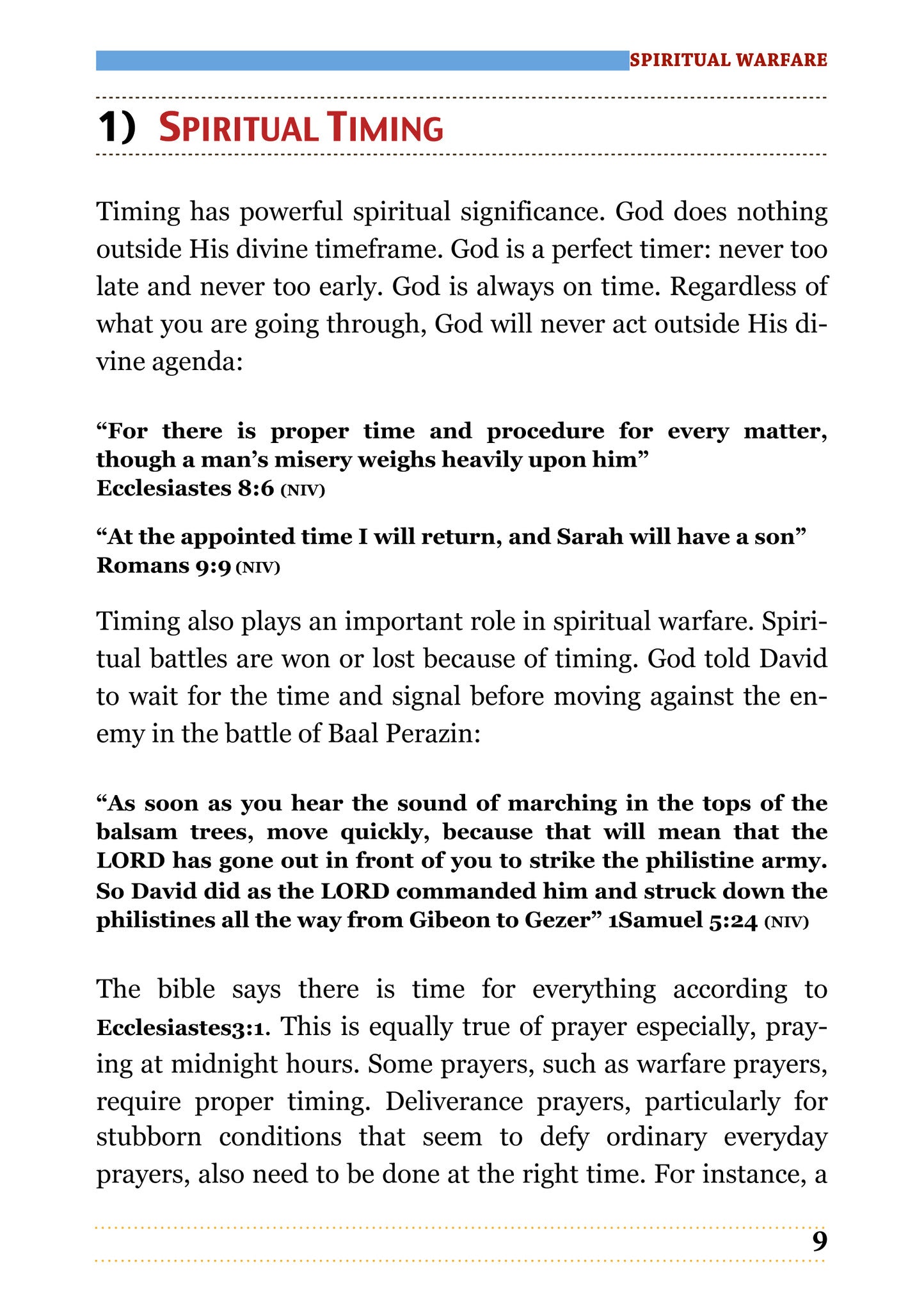 Spiritual Warfare